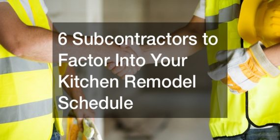 kitchen remodel schedule