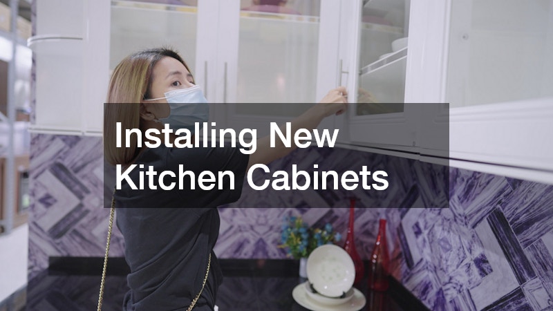Installing New Kitchen Cabinets